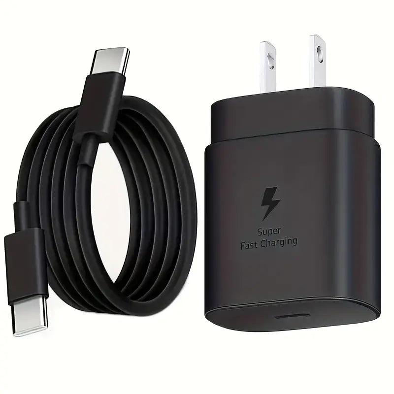 25w USB C Super Fast Charger Type C Wall Charger + Cable